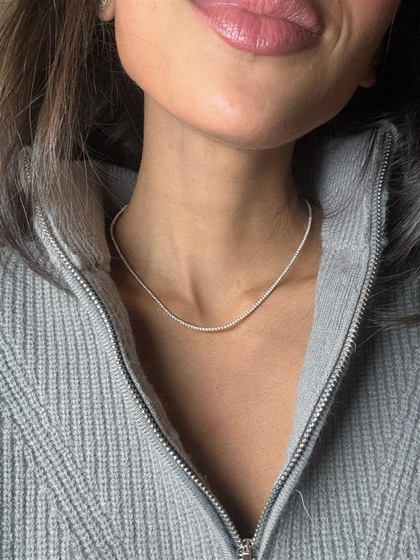 Diamond Tennis Necklace Collection