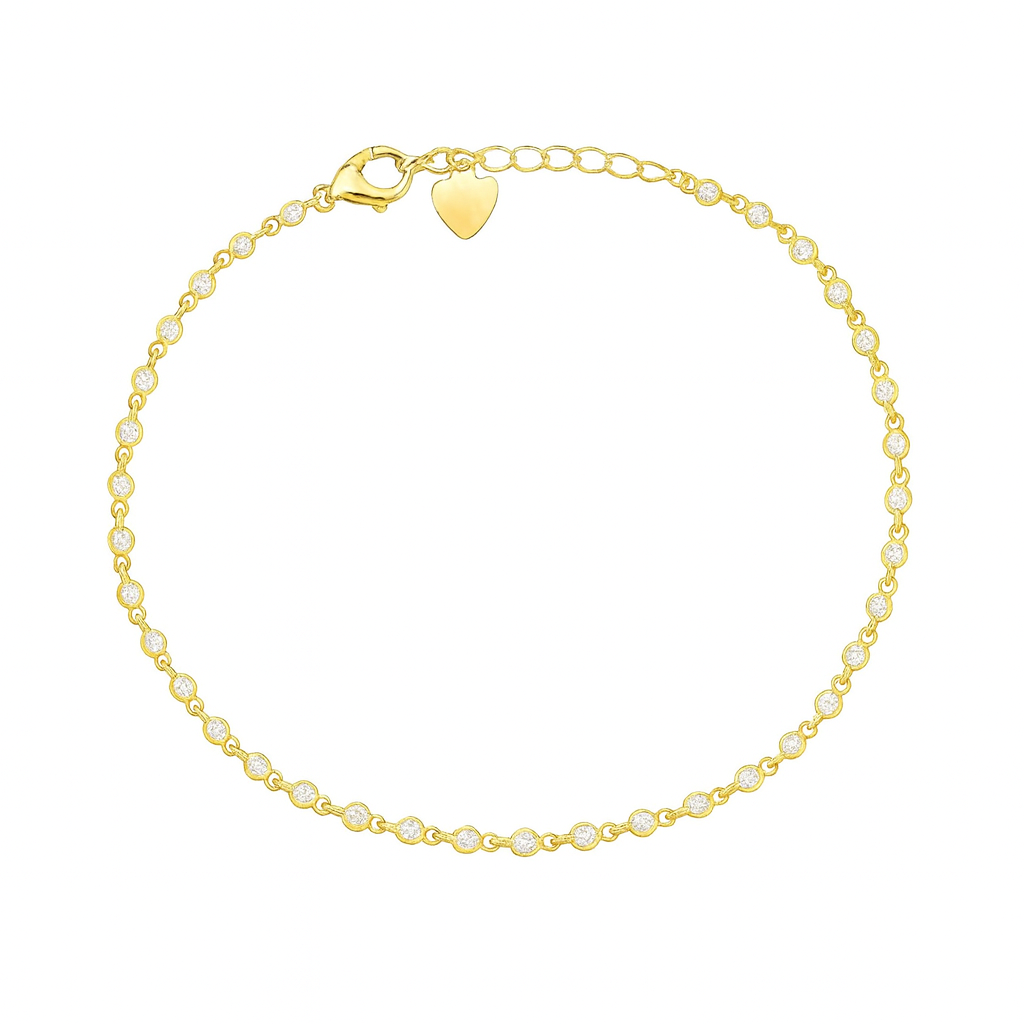 37 Stone Diamond By The Yard Bracelet (0.75 ct.) in 14K Gold