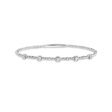 Diamond Flexible Bangle Bracelet (0.35 ct.) in 14K Gold