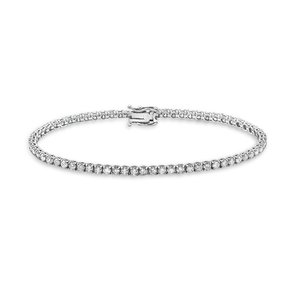 Diamond Tennis Bracelet (2.00 ct.) 1.8 mm 4-Prongs Setting in 14K Gold