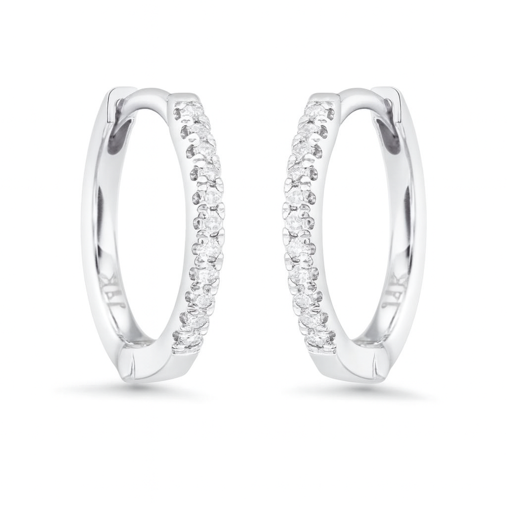 Diamond Huggies Earrings (0.12 ct.) in 14K Gold