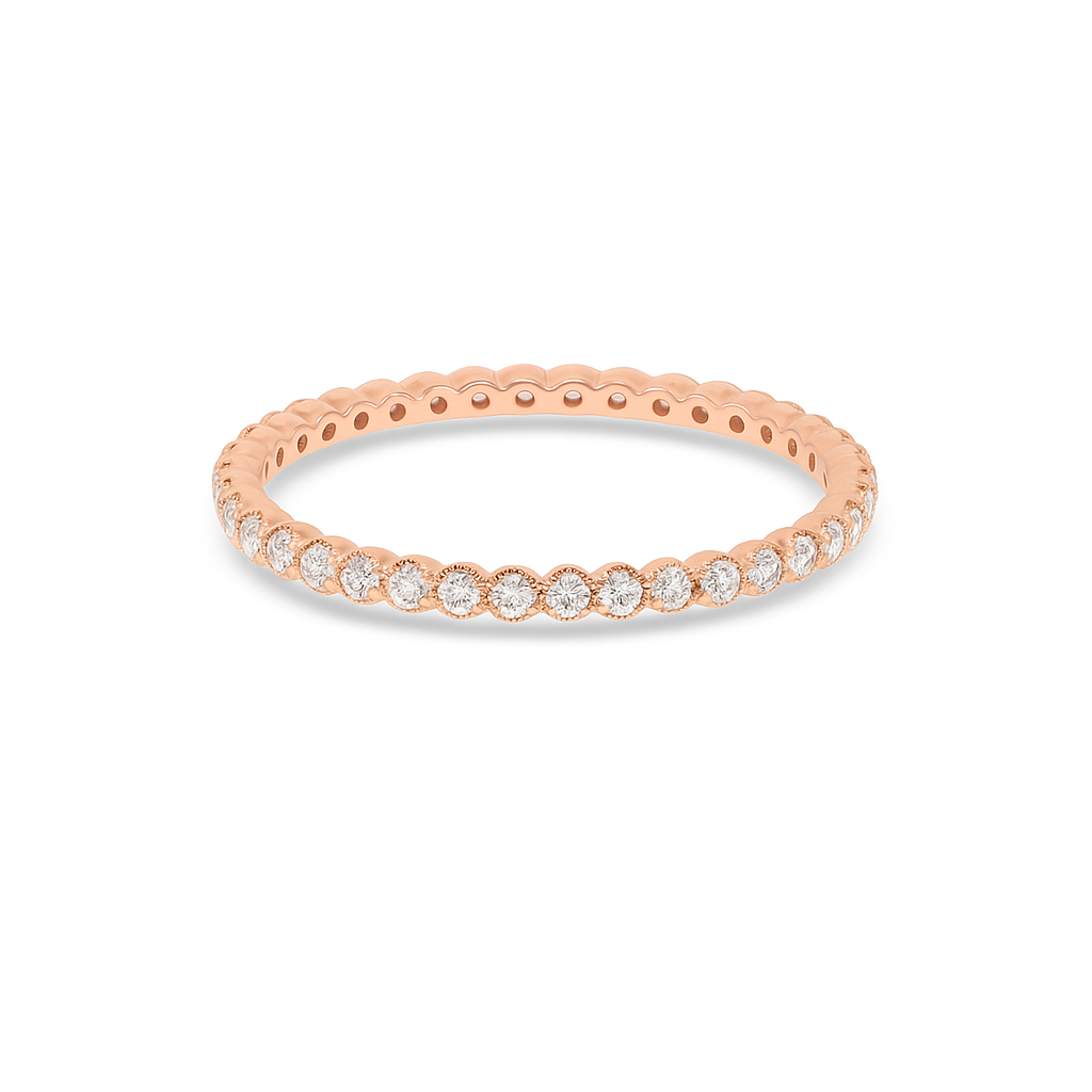 Diamond Ring Eternity Band (0.50 ct.) in 14K Gold