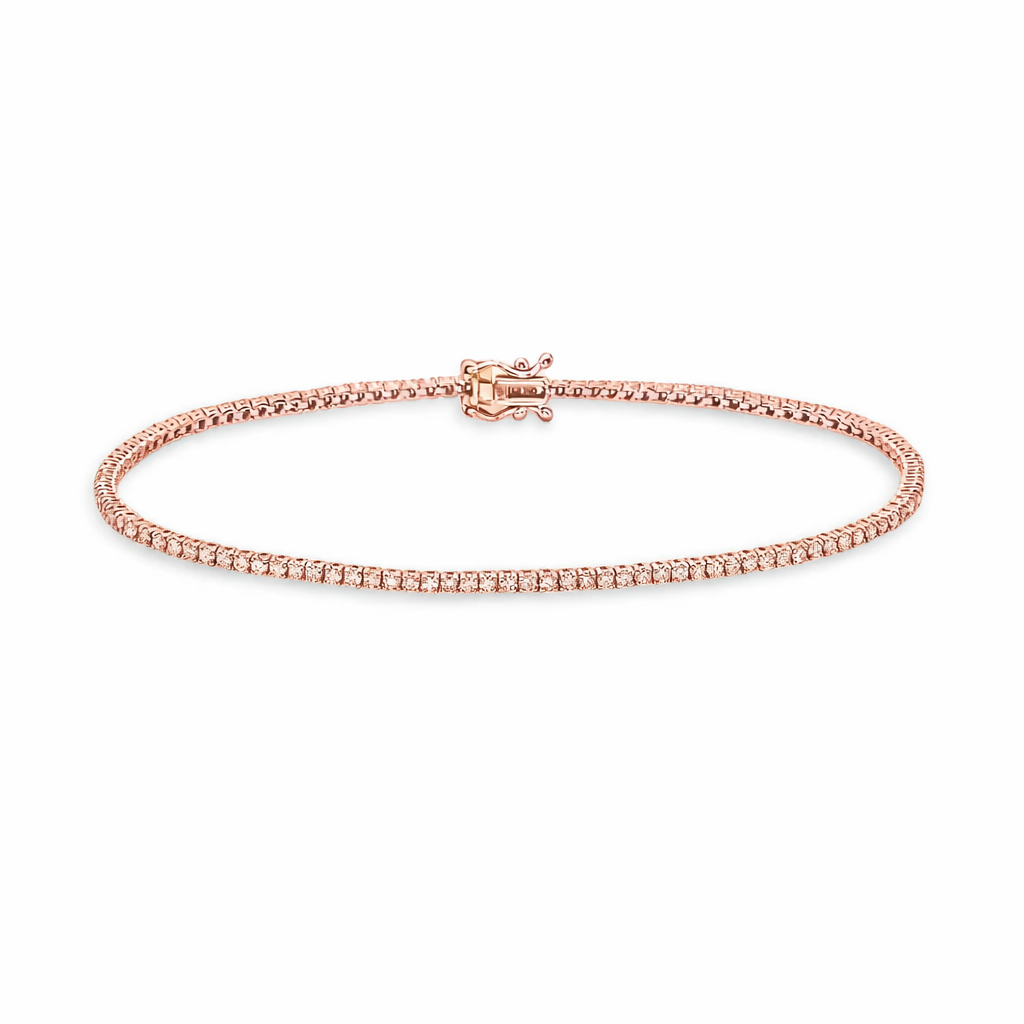 Diamond Tennis Bracelet (1.50 ct.) 1.7 mm 4-Prongs Setting in 14K Gold