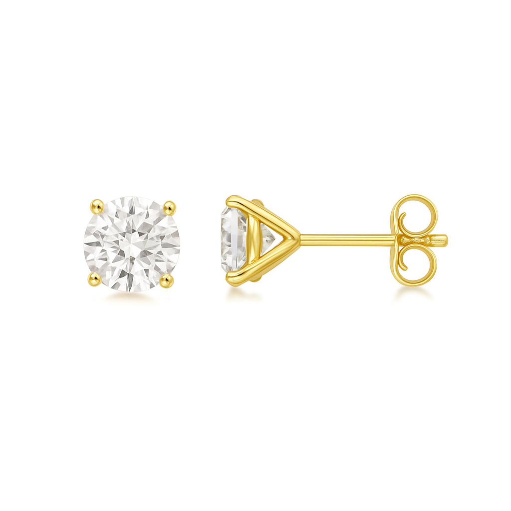 Lab Grown Diamond Stud Earrings (2.00 ct.) in 14K Gold
