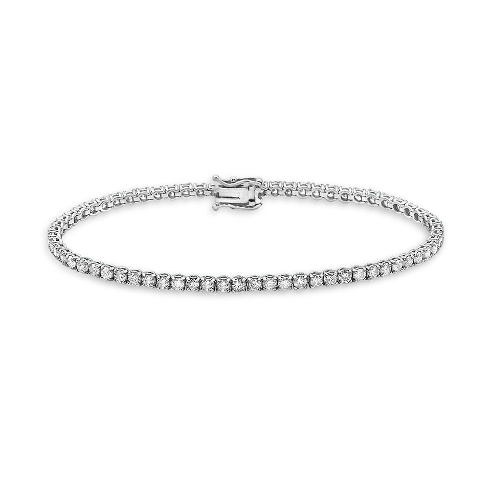 Showroom Collection Diamond Tennis Bracelet (5.00 ct.) 3 mm 4-Prongs Setting in 14K Gold