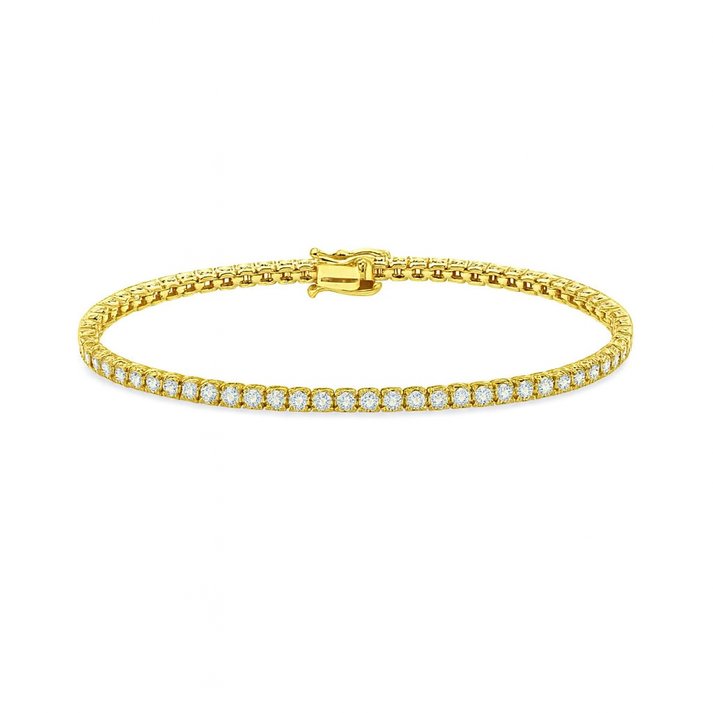 Showroom Collection Diamond Tennis Bracelet (4.00 ct.) 2.5 mm 4-Prongs Setting in 14K Gold