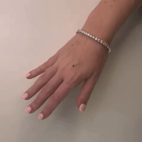Diamonds Tennis Bracelet (10.00 ct.) 4.00 mm 4-Prongs Setting in 14K Gold
