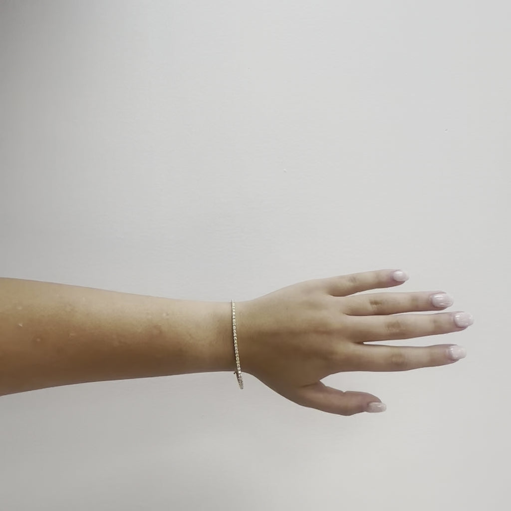 Ready to Ship Diamond Tennis Bracelet (2.00 ct.) 4-Prongs Setting - Made in Italy