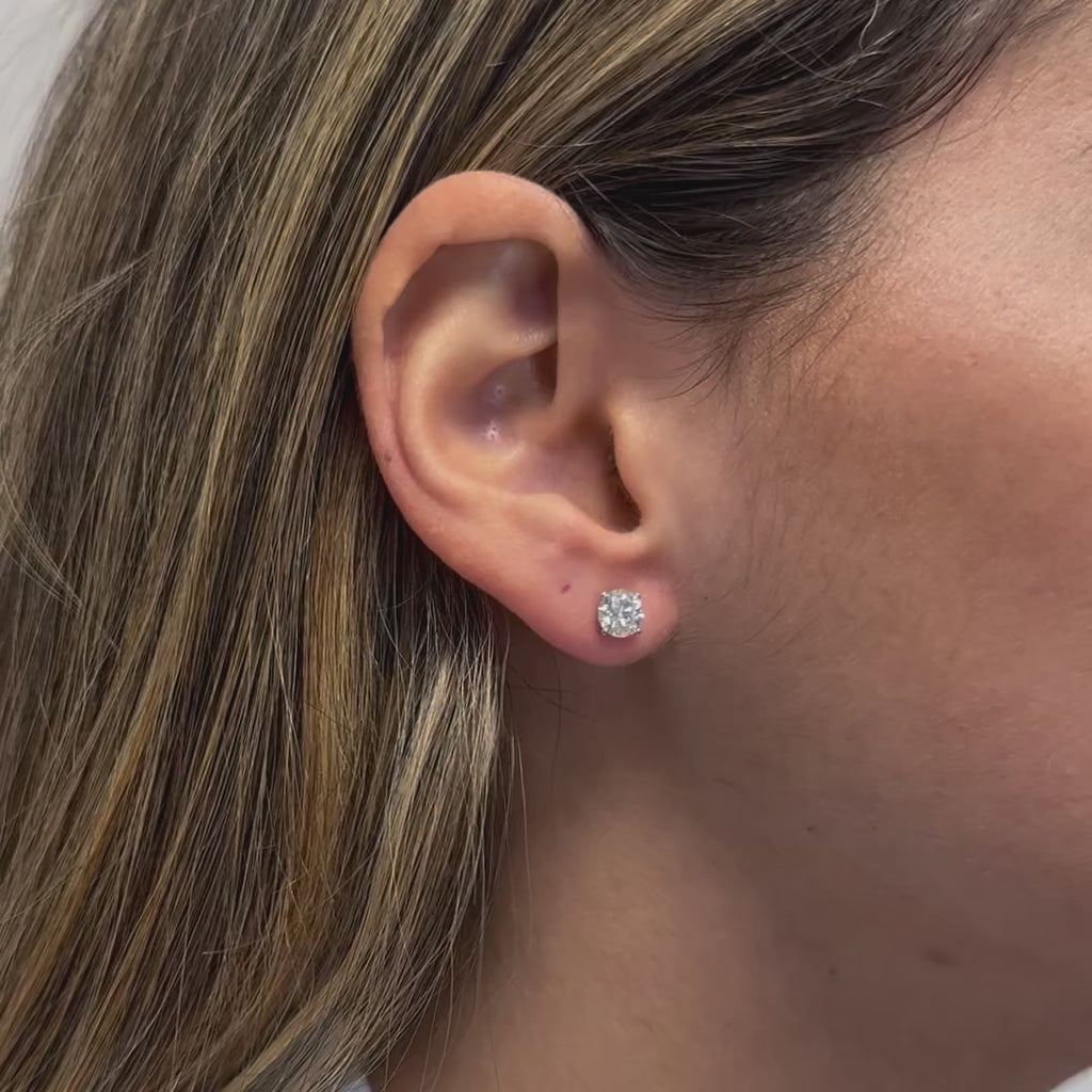 Lab Grown Diamond Stud Earrings (1.50 ct.) in 14K Gold