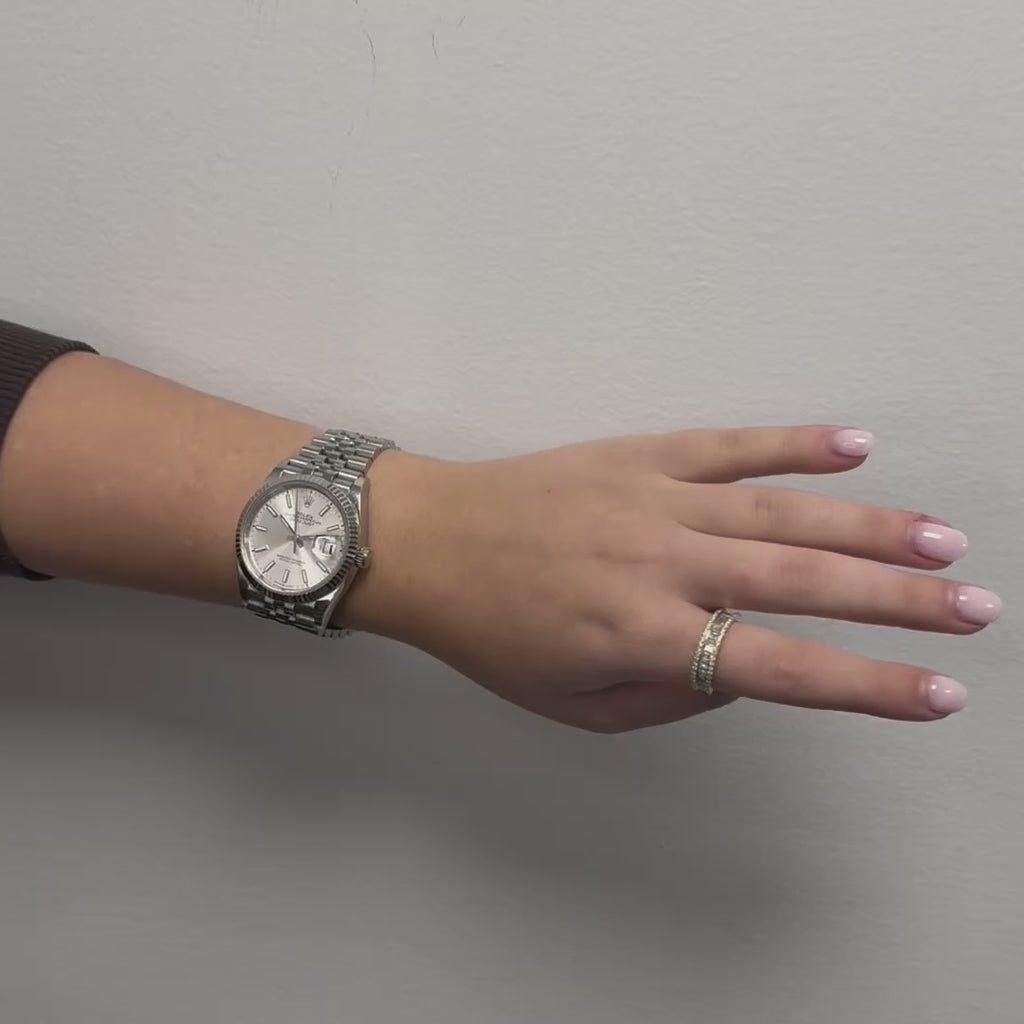 Halfway Baguette and Diamond Band Ring (1.05 ct.) in 14K Gold