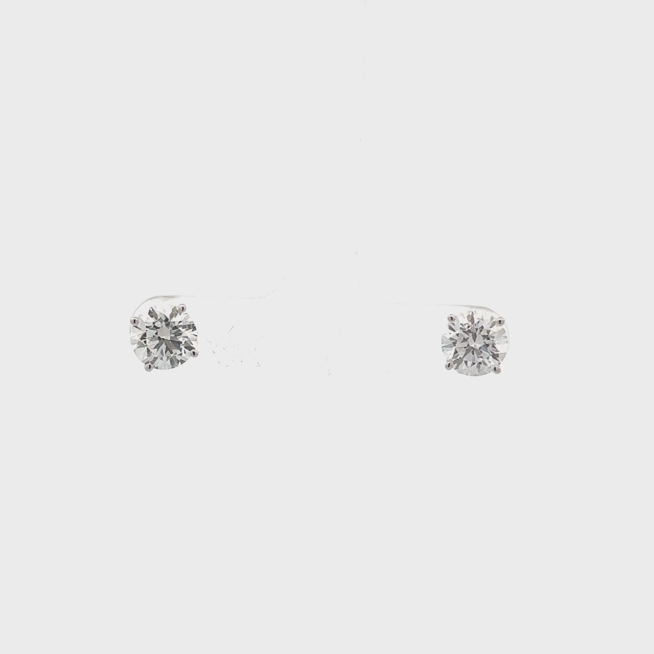 Lab Grown Diamond Stud Earrings (3.00 ct.) in 14K Gold