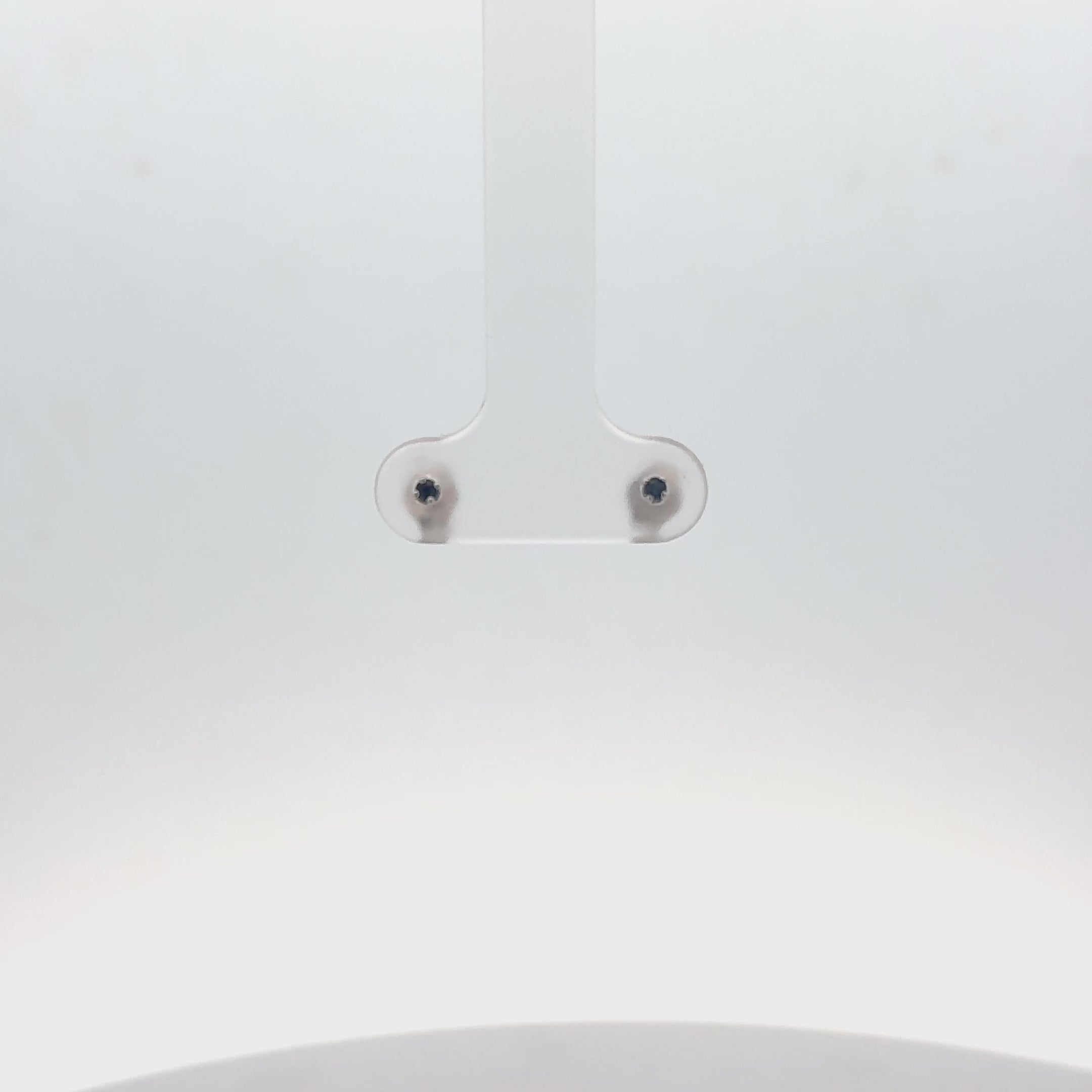 Blue Sapphire Round Shape Micro Studs Earrings (0.02 ct.) in 14K Gold