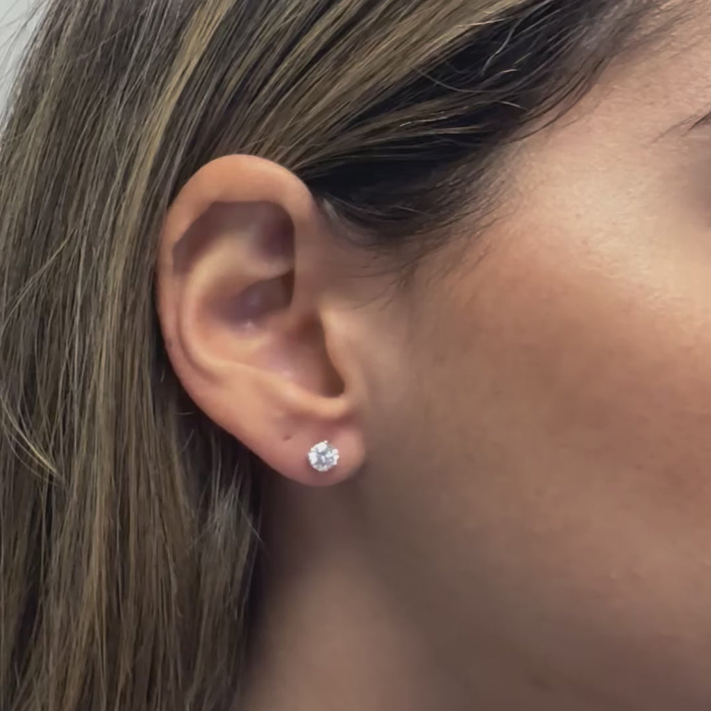 Lab Grown Diamond Stud Earrings (1.00 ct.) in 14K Gold
