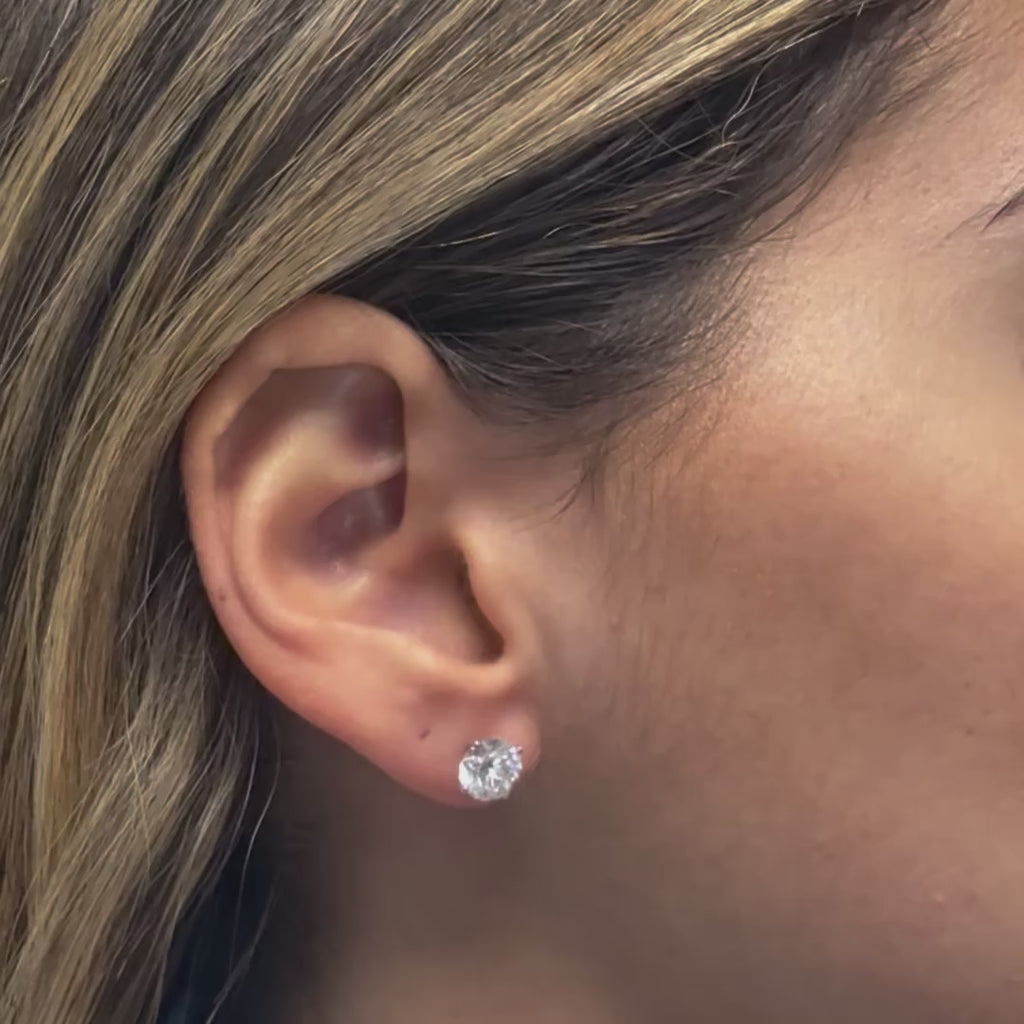 Lab Grown Diamond Stud Earrings (3.00 ct.) in 14K Gold