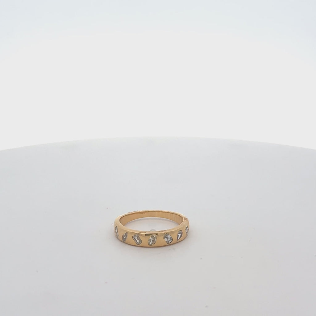 Mixed Shape Diamond Eternity Fashion Band (0.50 ct.) in 14K Gold