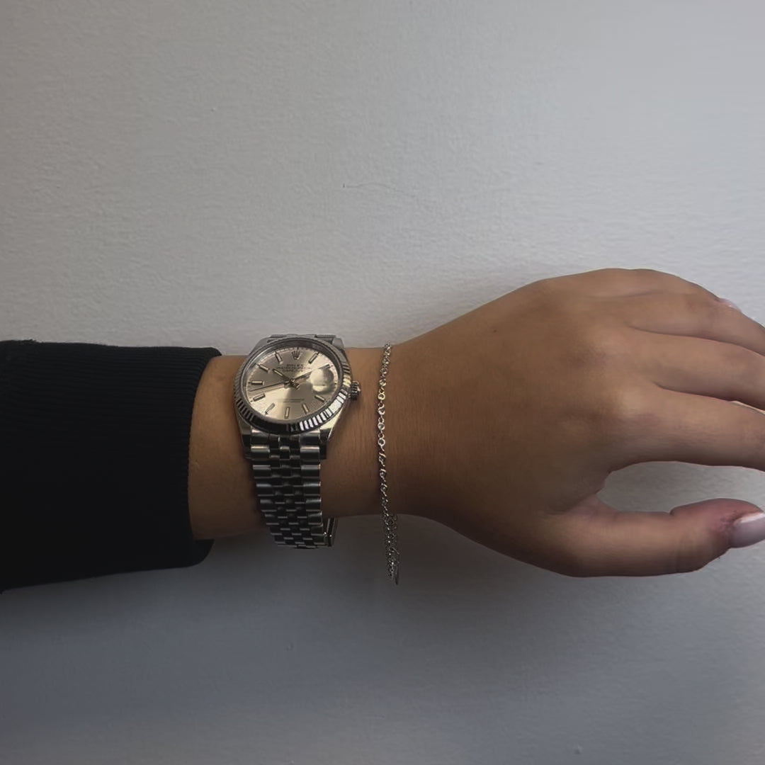 37 Stone Diamond By The Yard Bracelet (0.75 ct.) in 14K Gold