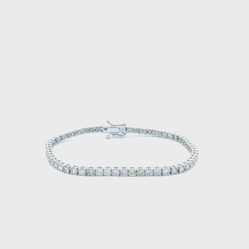 Diamond Tennis Bracelet (4.50 ct.) 2.7 mm 4-Prongs Setting in 14K Gold