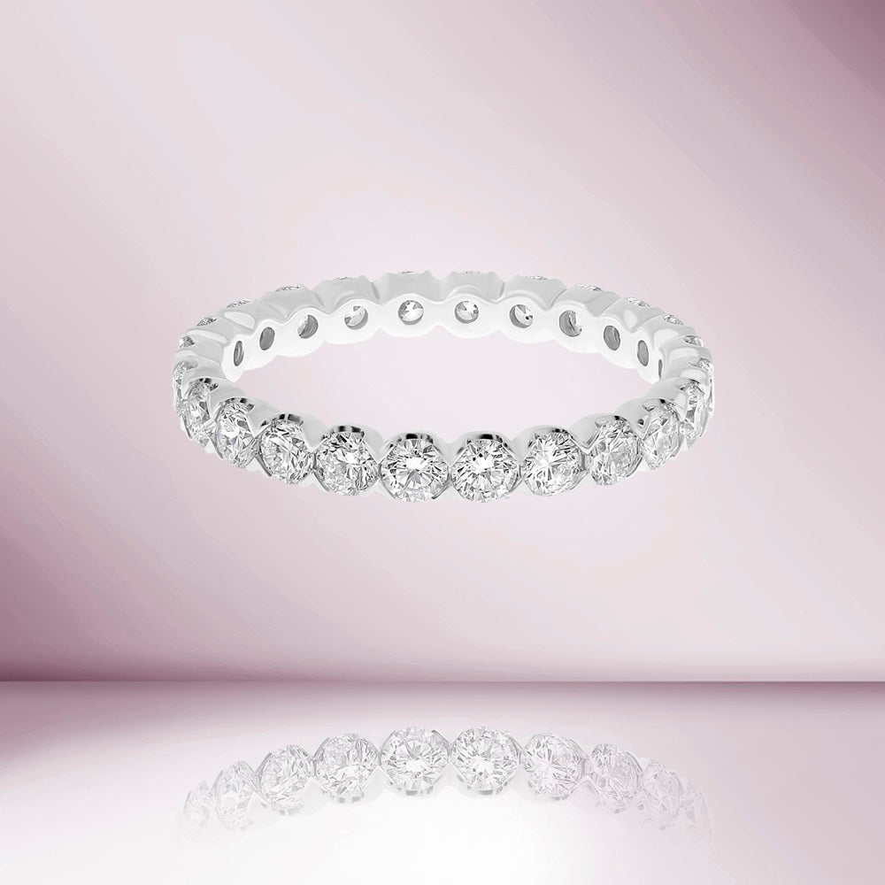 Diamond Eternity Band Ring (1 to 7 ct.) in 14K Gold