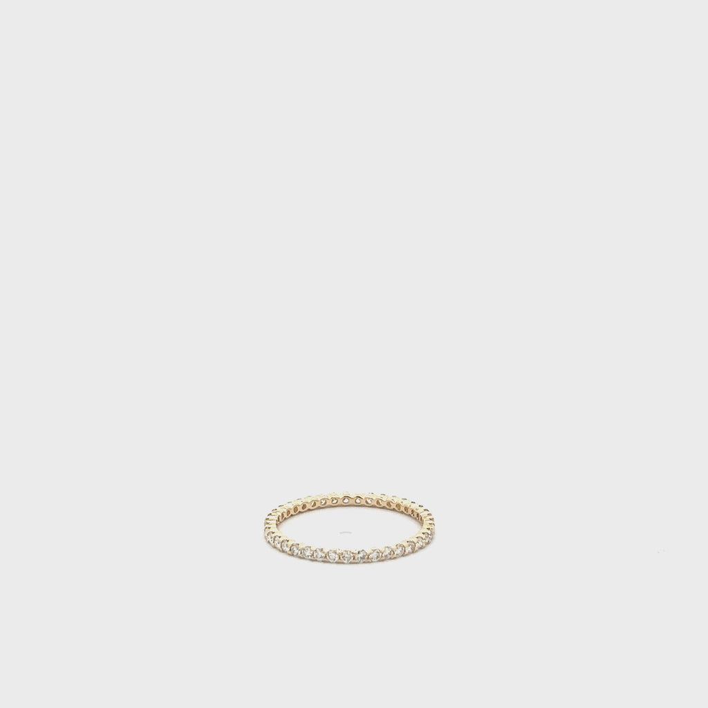 Diamond Ring Eternity Band (0.50 ct.) in 14K Gold