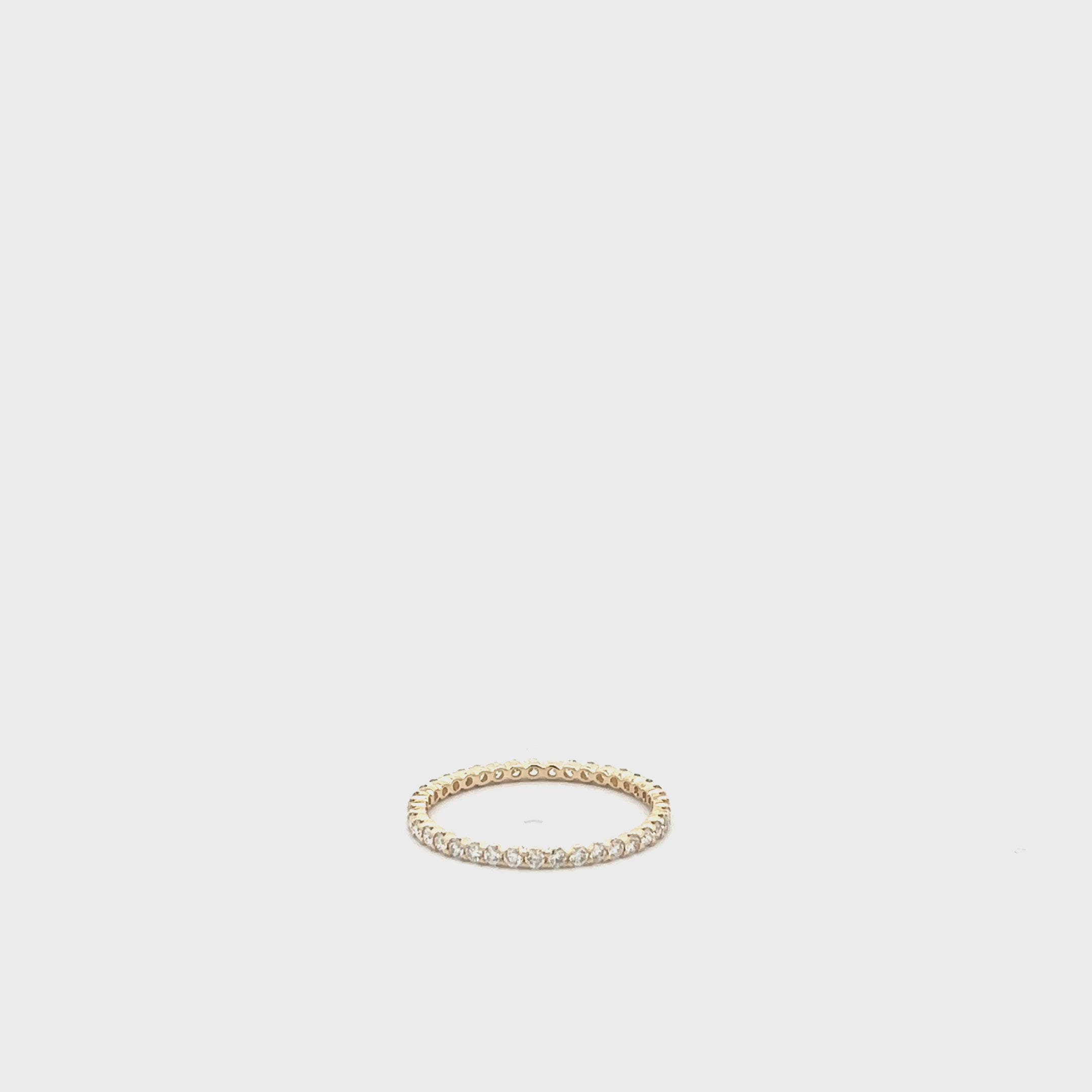 Diamond Ring Eternity Band (0.50 ct.) in 14K Gold