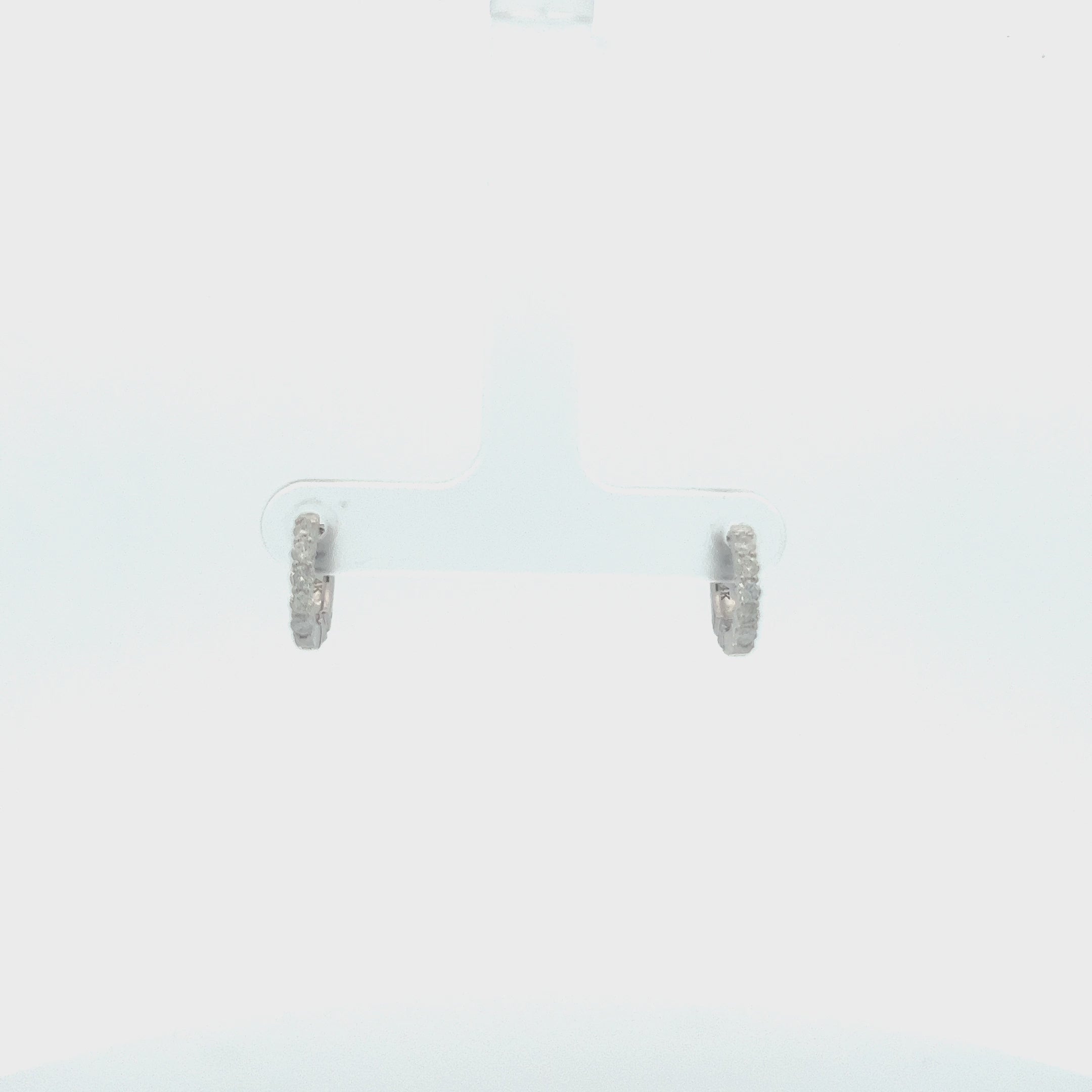 Diamond Huggies Hoop Earrings (0.35 ct.) in 14K Gold