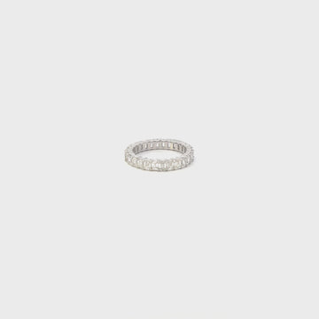 Emerald Cut Diamonds Eternity Band (2.50 ct.) in 14K Gold