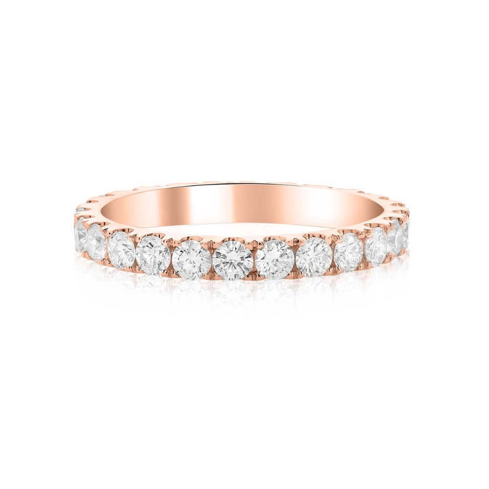 Diamond Eternity Band in 14K Gold, 3.00 mm wide