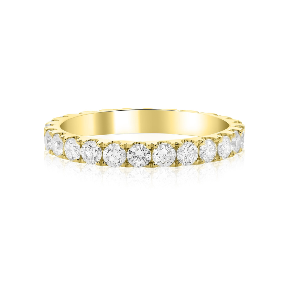 Diamond Eternity Band in 14K Gold, 3.00 mm wide