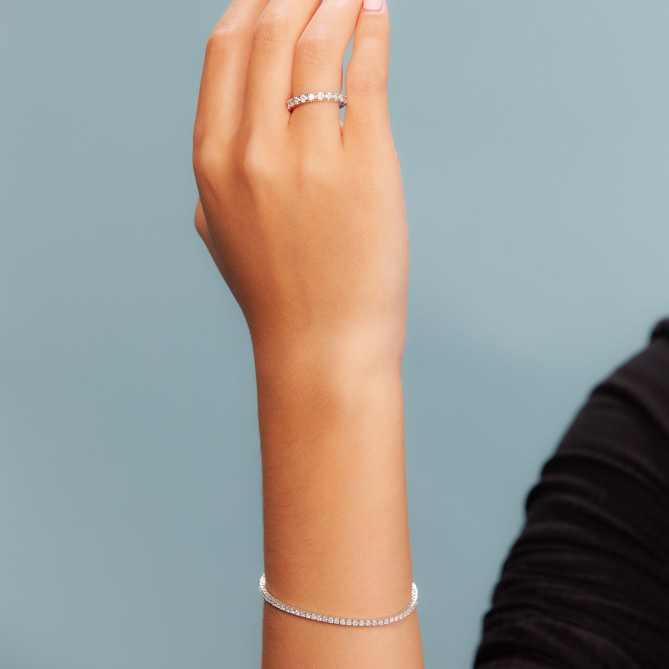 Diamond Tennis Bracelet (1.50 ct. t.w.) 1.7 mm 4-Prongs Setting in 14K Gold