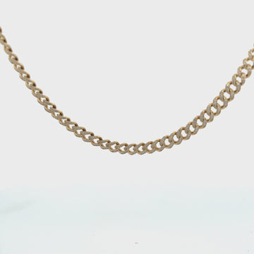 Diamond Cuban Link Chain Necklace (1.50 ct.) 6 mm Pave' Setting in 14K Gold