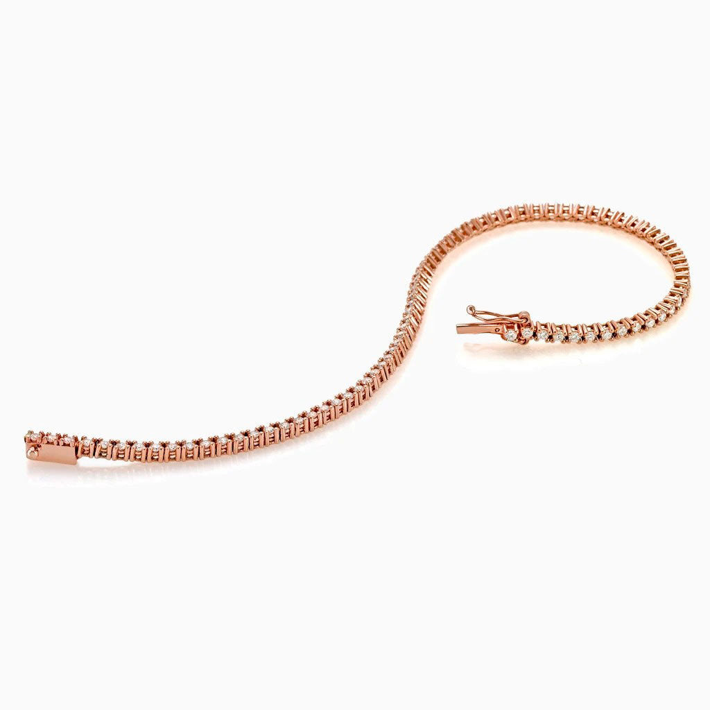 Diamond Tennis Bracelet (1.50 ct. t.w.) 1.7 mm 4-Prongs Setting in 14K Gold